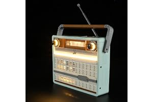 Mililier LED Light Kit for Lego 10334 Retro Radio Set, Compatible with Lego 10334Building Blocks Model(Not Include Blocks Set)