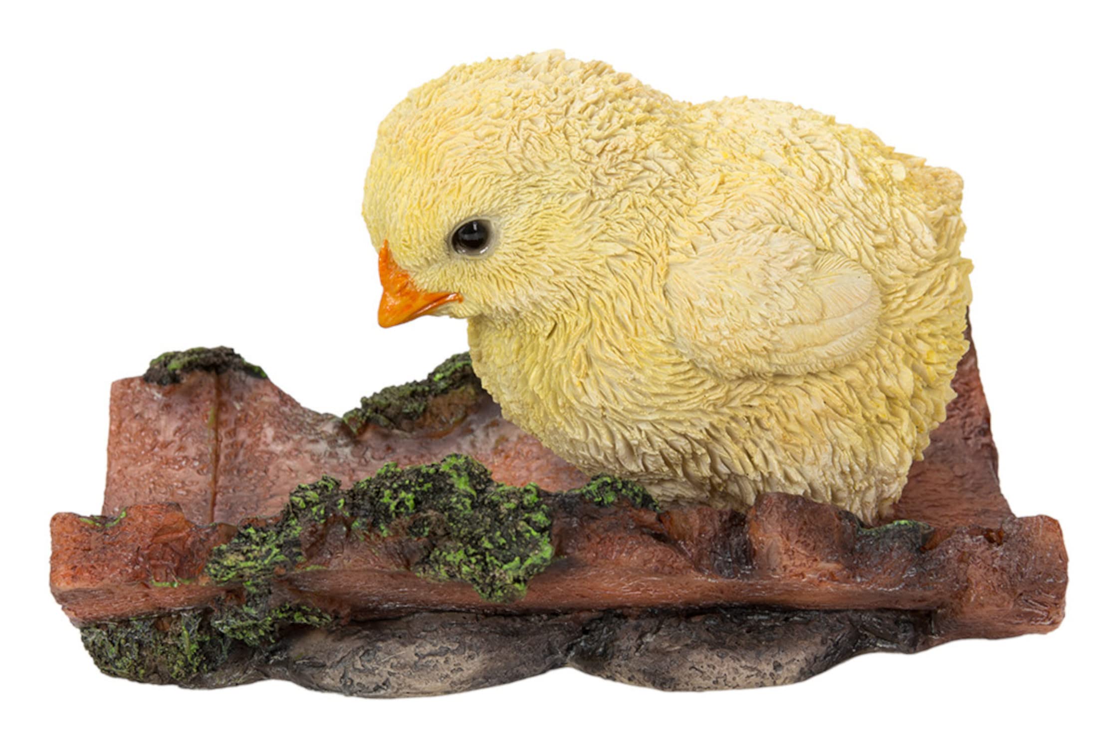 Vivid Arts - Realistic Pecking Chick Garden Decoration, NF-PCHK-D, L: 13 cm