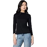 Velvet by Graham & Spencer Womens Quinny Sueded Jersey Crewneck TeeT-Shirt