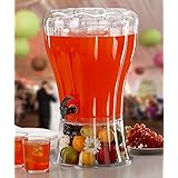 Buddeez Unbreakable 3-1/2-Gallon Beverage Dispenser with Removable Ice-Cone and BONUS Chalkboard ID tag - perfect for parties