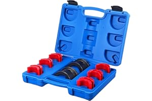 Motorcycle Fork Seal Driver Tool Kit Endxedo Universal 14PCS Fork Seal Installer Driver Removal Set for 35MM-50MM