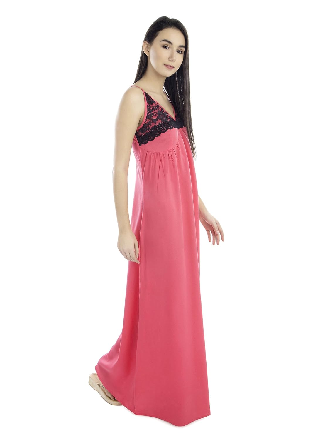 Empire Nighty Night Dress Nightwear Night Gown for Women Ladies Girls