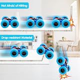 m zimoon Pull Back Car Inertia Monster Truck Toy Dual Color ABS Wheels view 4