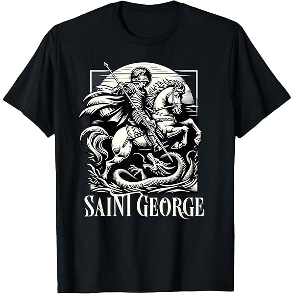 Herren St. George's Day T-Shirt | England Löwe Print, 100