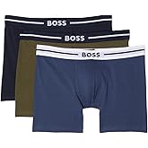 BOSS mens Boss Cotton Stretch Boxer Brief, Pack of 3