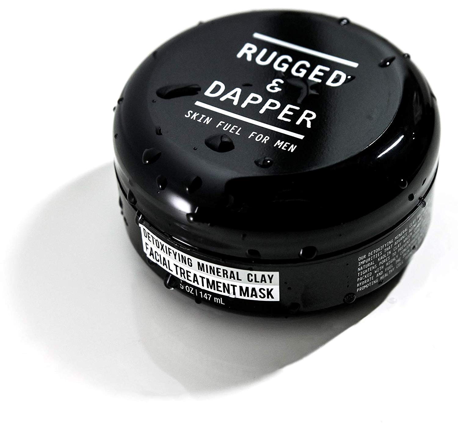 RUGGED & DAPPER All-In-One Essential Skincare Set for Men, Kit Includes Daily Facial Scrub Cleanser, Moisturizer Aftershave Lotion and Detox Face Mask : Beauty
