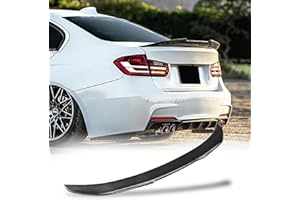 MCARCAR KIT Real Carbon Fiber Trunk Spoiler for BMW 3 Series F30 2013-2018&F80 M3 2014-2018 Rear Spoiler 328i 335i 320i 330i 340i 316i 318i Rear Boot Lid Highkick Spoiler Wing Lip (Carbon Fiber)