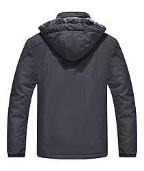 Zoofly Mens Winter Jackets Water Resistant Ripstop