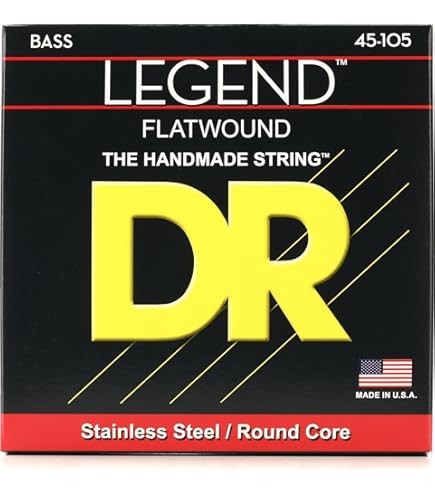 Amazon.com: DR Strings Lo-Rider - Stainless Steel Hex Core Bass 45
