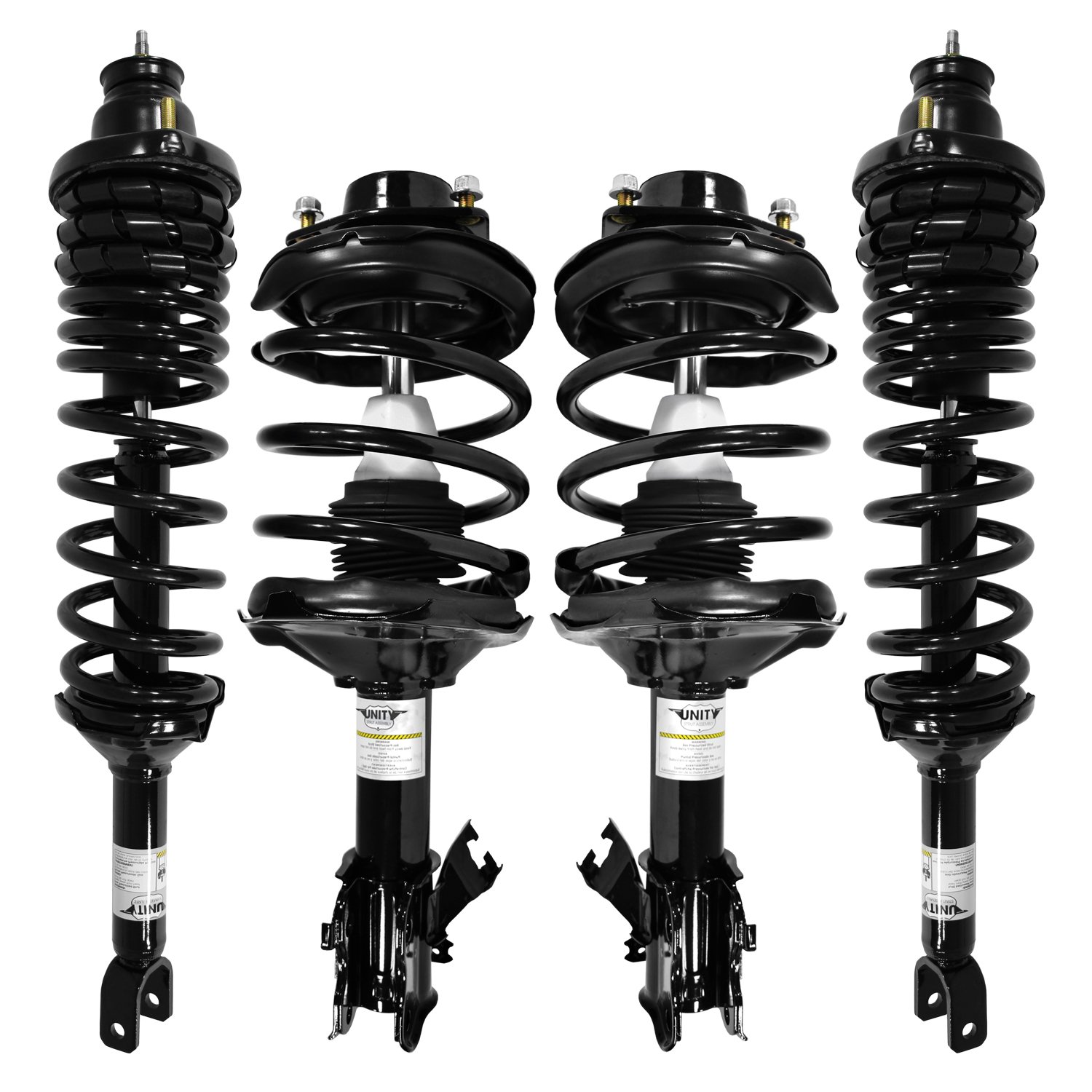 Photo 1 of Unity 4-11391-15241-001 Front and Rear 4 Wheel Complete Strut Assembly Kit