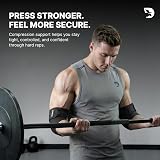 DMoose Fitness Elbow Wraps 40 Elbow Brace Pair for Lifting Bandage view 3