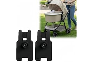 Stroller Adapter for Nuna TRIV Next/SWIV, Compatible with UPPAbaby V1/V2/V3 Bassinet, Tool-Free Installation, Secure, Lightwe