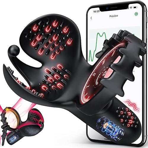 Vibrating Cock Ring, Adjustable Penis Ring Vibrator with Testicle & Perineum Stimulator, Sex Toys for Men Couples, APP Penis Vibrator Male Adult Toy, Cock Sexual Stimulation Device 9 Vibrations in Saudi Arabia | Vibrating Cock Ring, Adjustable Penis Ring Vibrator with Testicle & Perineum Stimulator, Sex Toys for Men Couples, APP Penis Vibrator Male Adult Toy, Cock Sexual Stimulation Device 9 Vibrations in Saudi Arabia |