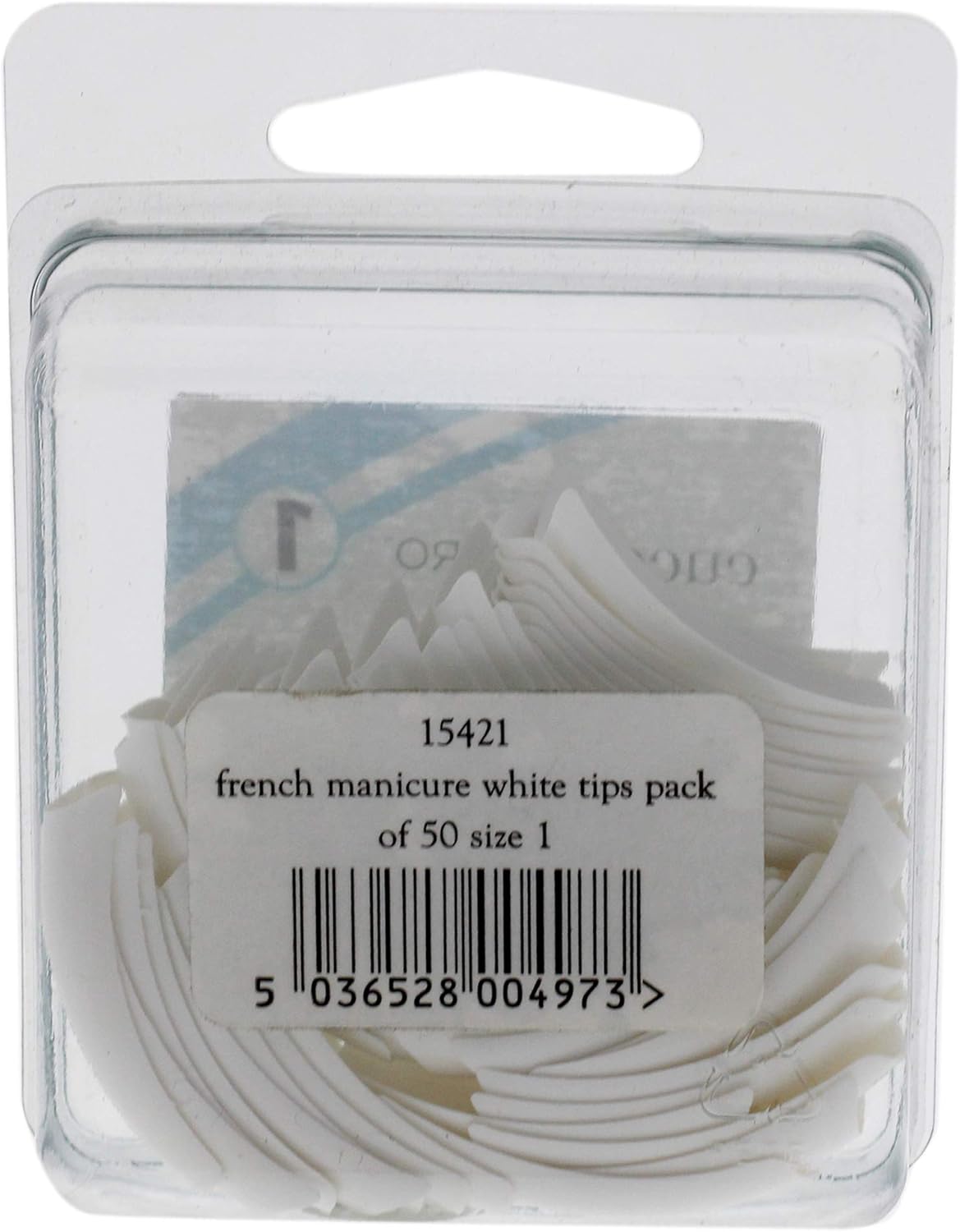 Cuccio Pro - French White Tips - 1 - for Women - Acrylic Nails - 50 Pc, 50 count (Pack of 1) - Image 3