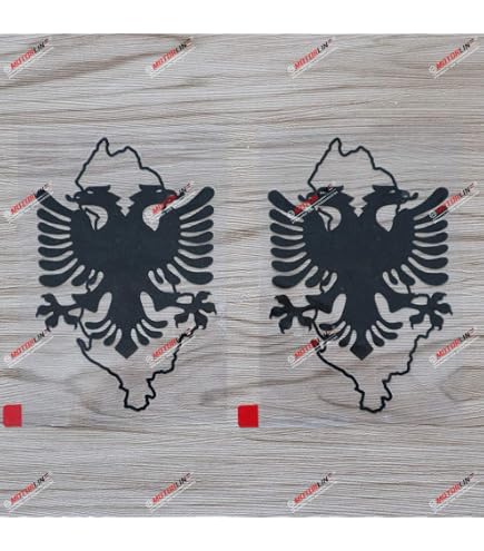 Albanian Flag Eagle Die Cut Vinyl Decal Sticker For Car Albanian Flag Eagle Die Cut Vinyl Decal Sticker For Car