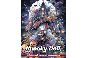 Spooky Doll Coloring Book: Eerie Playthings for Gothic Art