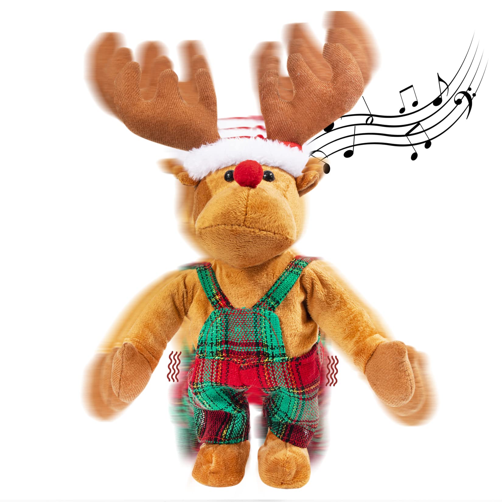 Photo 1 of ** dont work*** Gfilay Dancing Rudolph The Red-Nosed Reindeer Animated Plush Toy Christmas Singing Stuffed Animals