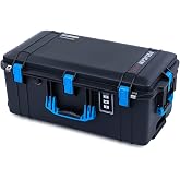 Pelican Black &amp; Blue 1606 case, with Wheels. Comes with Foam.