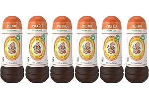 Pietro Dressings Original Salad Dressing, 9.3 Oz. - Natural, Delicious Marinade for Vegetables, Pasta Salads, Beef, Pork, Seafood - Gluten-Free, MSG-Free, Vegetarian Friendly Salad Toppings - 6 Pack