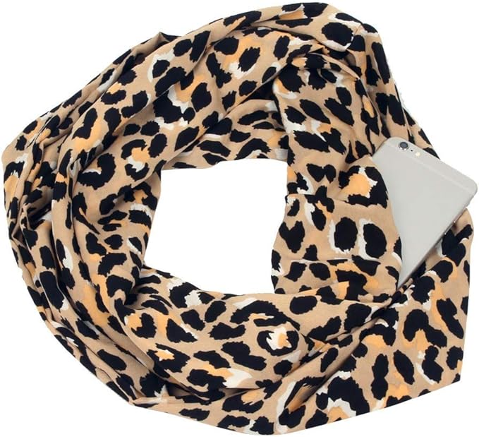 JYNVO Bandana Leopardenmuster Gelb - Stylischer Schal Für Hals & Haar Als Modisches Accessoire