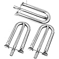 Derurizy 12461 Stainless Steel Grill Burner Tube Replacement for American Outdoor 24NB, 24NG, 24NP, 24PC, 30NB, 30PC, 36NB, 36PC Gas Grill Models, 14 1/2" x 6 1/4", 3 Pack