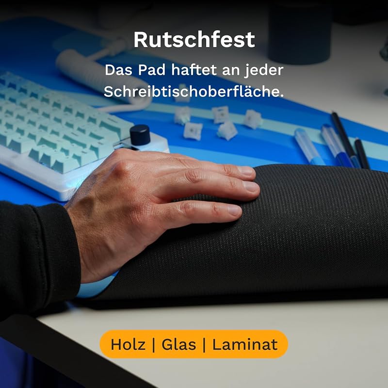 Gaming Mouse Pad GMP 2 - Ocean - XXL - Vattentät musmatta med en balanserad yta för höga hastigheter Och kontroll Och Kanter som Inte fransas - 915 x 460 x 3 mm - 2XL-skrivbordsunderlägg