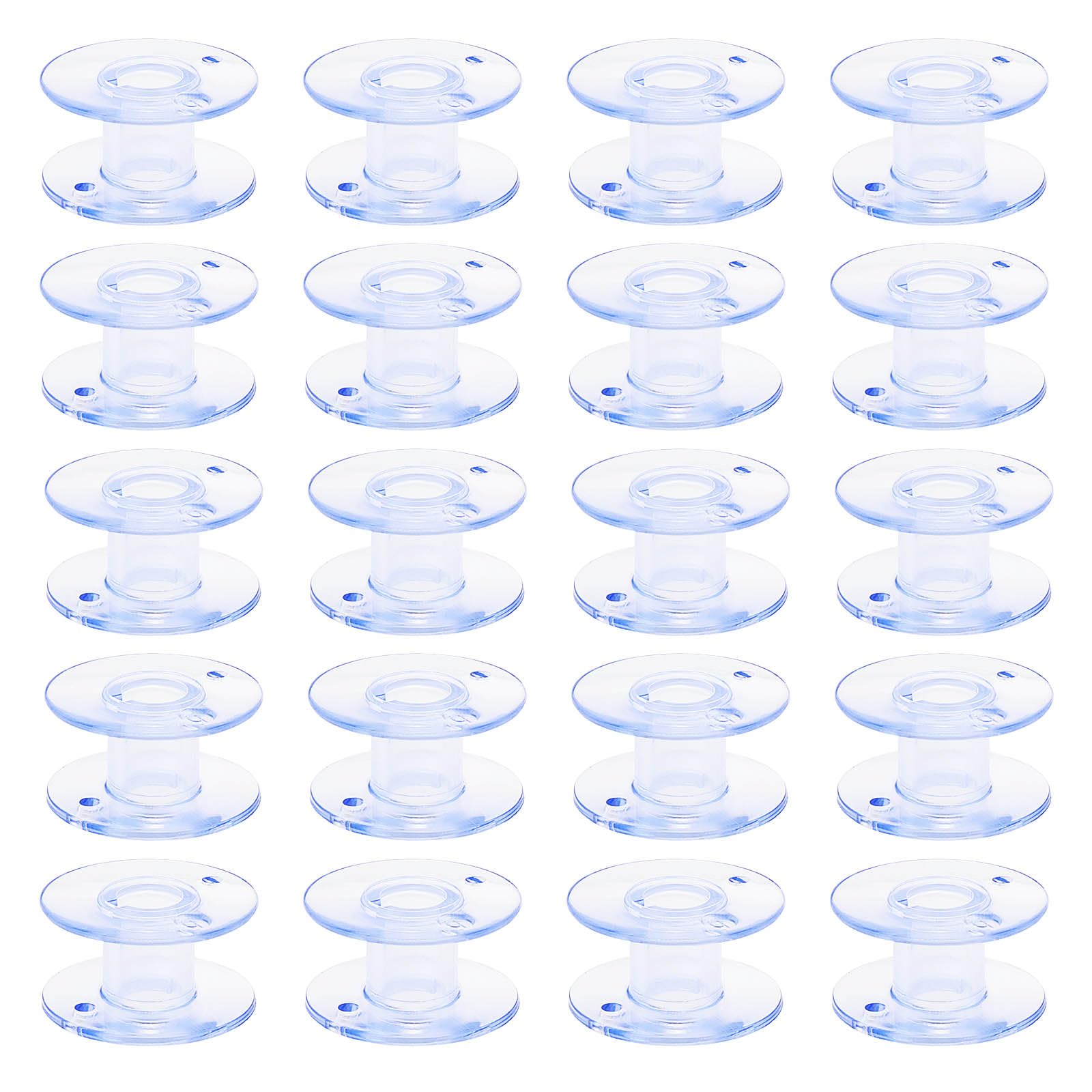 VGOL 20pcs 11.5mm(7/16 inches) Sewing Machine Bobbins Compatible with Brother Sewing Machine and Other Home Sewing Embroidery Machines Part Number XA5539-151