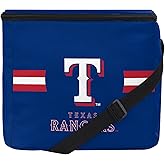 FOCO MLB Officially Licensed Primary Logo Team Stripe 6 or 12 Pack Soft Insulated Game Day Baseball Lunch Tote Cooler