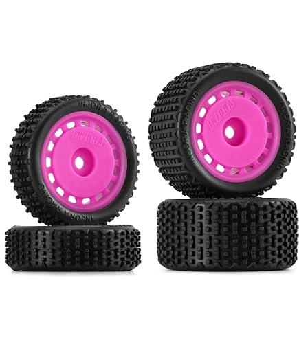 Losi – Roues Et Pneus Micro-B Montés, Jaunes (LOS-1762) – Pièce De Rechange Pour Voiture RC