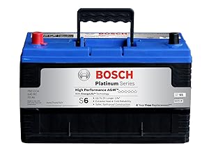 4. Bosch S6551B S6 Flat Plate AGM Battery