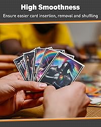 Uniclife 100 Counts White MTG Card Sleeves Matte
