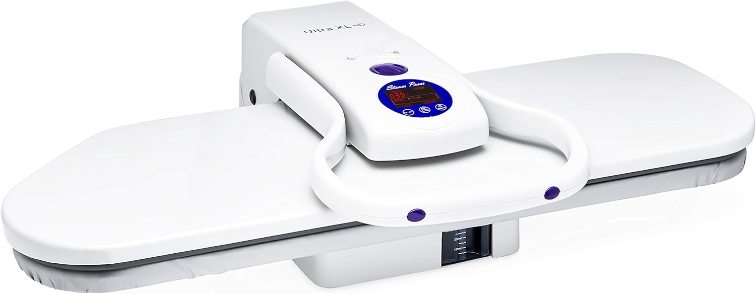 Speedy Press Oversized 35.5" Iron Press – Delivers100 Lbs. of Pressing Pressure with Multiple Steam and Temperature Settings: Home & Kitchen