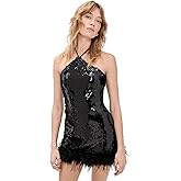 Runaway the Label Women's Nicola Faux Fur Hem Mini Dress