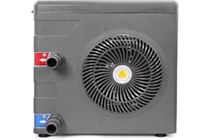 XtremepowerUS 14,800BTU/HR Pool Heater for 4,000 Gallons Above Ground Pools, Pool Heat Pump Pool Titanium Heat Exchanger, 115V