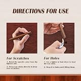 Pronese 11cm Wax Filler Sticks Kit 4 Colors with Scraper for Wood Repair view 3