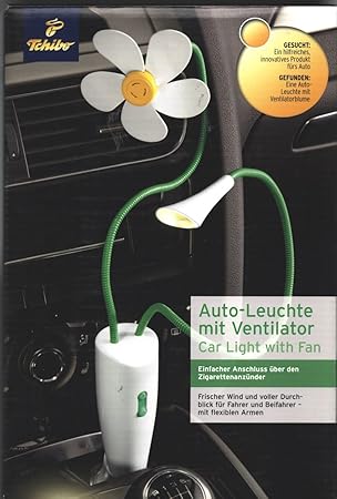 Tcm Tchibo Auto Led Leuchte Mit Ventilator Blumen Lufter Klimagerat Amazon De Auto