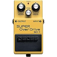 BOSS SD-1 SUPER Overdrive | Compact Overdrive Pedal | Genre-Defining Sound & Feel | Unique Clipping Circuitry Produces Tube-L