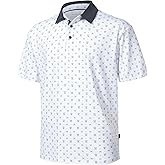 Ambertree Mens Golf Polo Shirts Dry Fit Moisture Wicking Stretchy Breathable Wrinkle-Free Collared Shirt for Sports & Casual