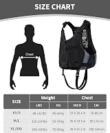 Owntop Buoyancy Aids Adults Adjustable Unisex Swim Vest with Pockets Black view 4