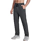 MAGNIVIT Sweatpants Track Pants Mens Athletic Stretch Pants with Zipper Pockets Quick Dry Joggers for Workout Running