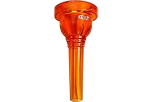 Kelly Mouthpieces 24AW Tuba Mouthpiece Crystal Orange