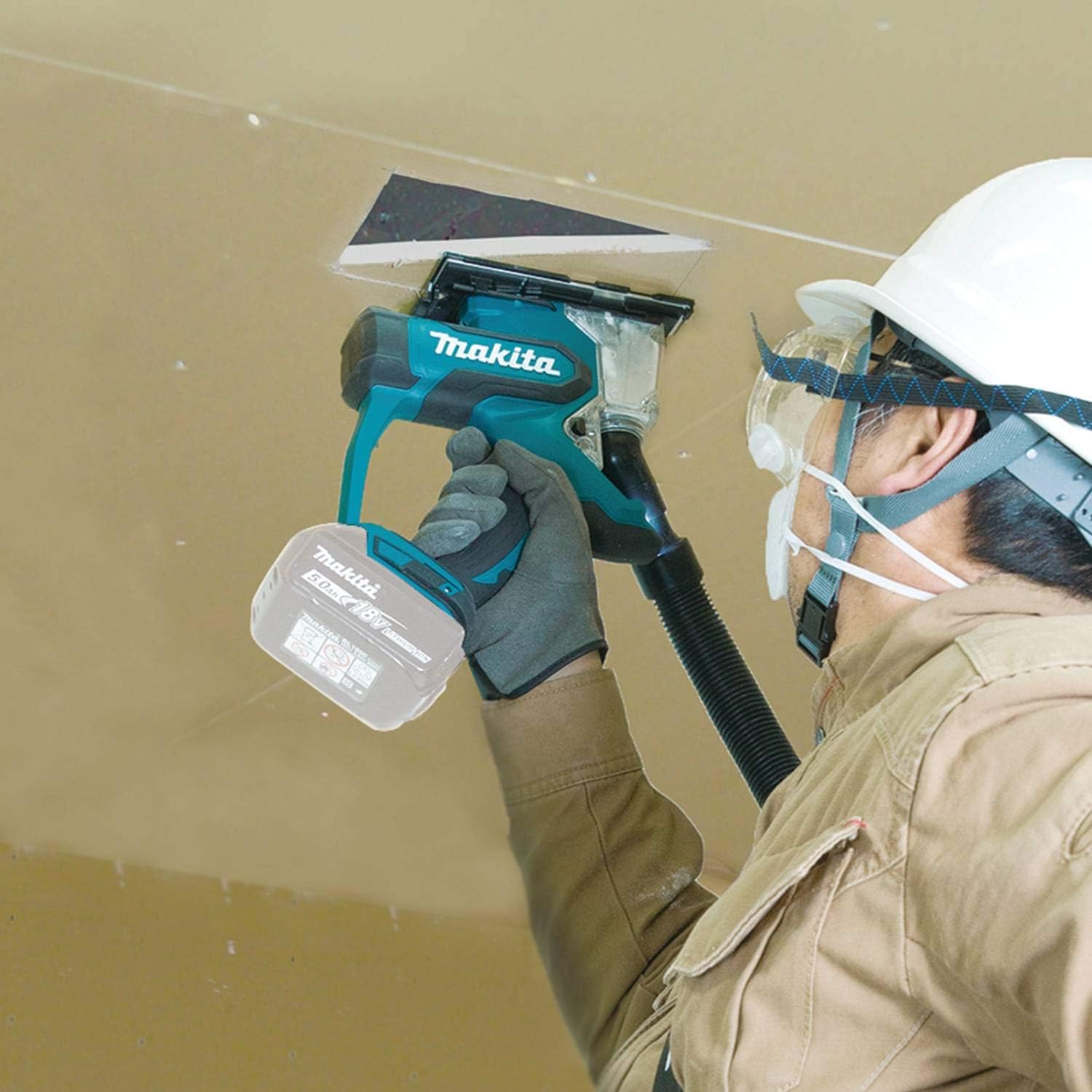Makita DSD180Z 18V Li-Ion LXT Drywall Cutter - Batteries and Charger Not Included, Blue, Turqouise, LARGE - Image 3