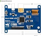 Waveshare 4 inch HDMI LCD IPS Display 800x480 Resistive Touch for Raspberry Pi view 6