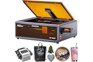 Creality Falcon A1 Pro 20W Laser Engraver, 180W Enclosed Laser Cutter and Engraver Machine with Air Assist, HD Smart Camera for Auto Focus, APP Control, Touch Screen, Ideal for Wood & Metal
