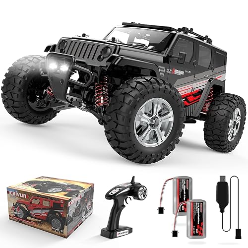 caivun 1:14 Scale Big RC Car, RC Cars 4WD Off Road Hobby Trucks 40+