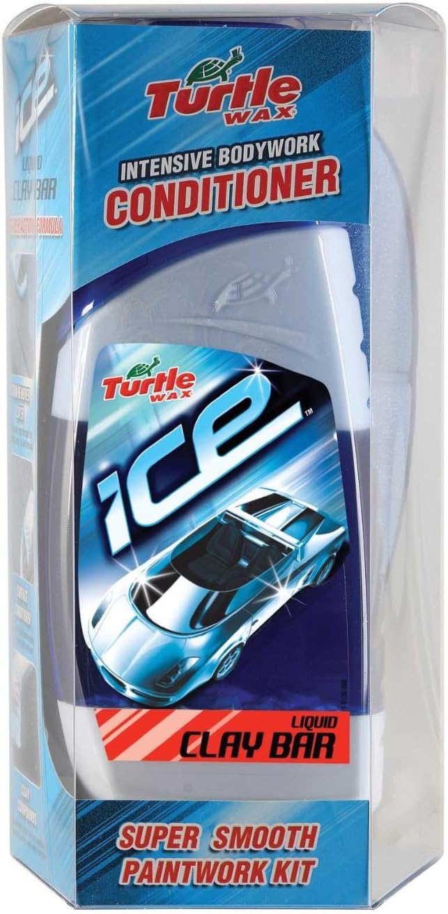 Turtle Wax Ice Liquid Claybar Kit 500ml Amazon Co Uk Car Motorbike