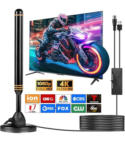 Buy 5000 Mile Range 4K Hd Indoor Digital Tv Aerial Signal Amplifier Hdtv Antenna at affordable