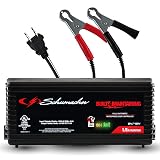 Schumacher Electric 1.5A Car Battery Charger and Maintainer, 3-in-1 Solution, for 6V/12V Power Sport, Automotive, and Marine Batteries, SC1355