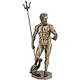 11.75 Inch Greek Figure Poseidon with Trident Decor Gift Objet D Art