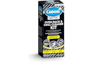 Carbona Oven Rack & Grill Cleaner | Eliminates Thick Grease & Build-Up | Griddle & BBQ Cleaning Solution | 16.8 Fl Oz, 1 Pack